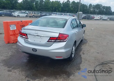 2013 Honda Civic Lx из США, поврежденный, VIN 2HGFB2F51DH581322